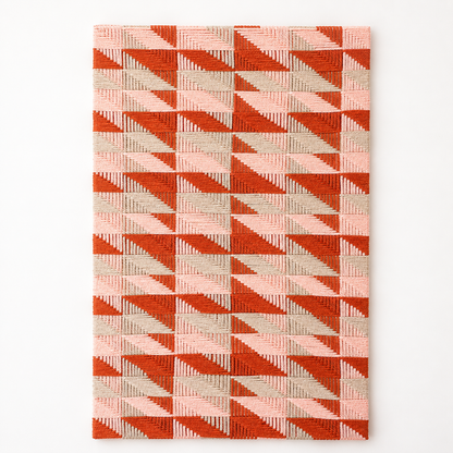 Ethreal Geometric: Cotton Geometric Wall Hanging