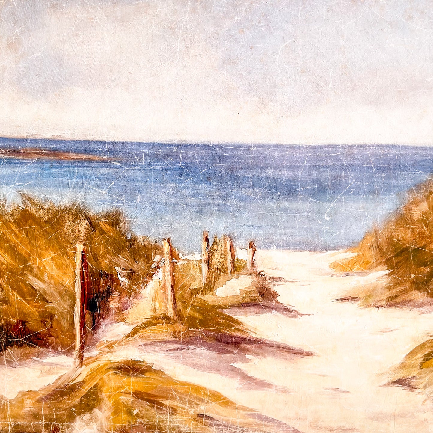 Luxe Banner Recycled Paper Print - Dunes of Finistère