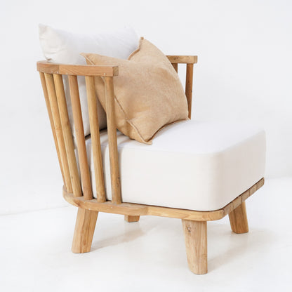 Comfortable Reclaimed Wood Carolina Armchair