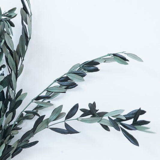 Infinity Flowers - Olive Dark Green