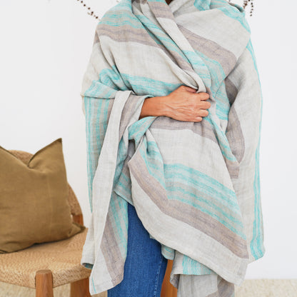 Linen Collection - Dahlia Throw