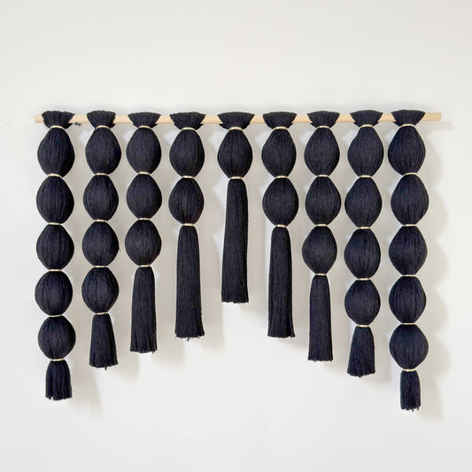 Ethreal Knots-Coal Wall Hanging