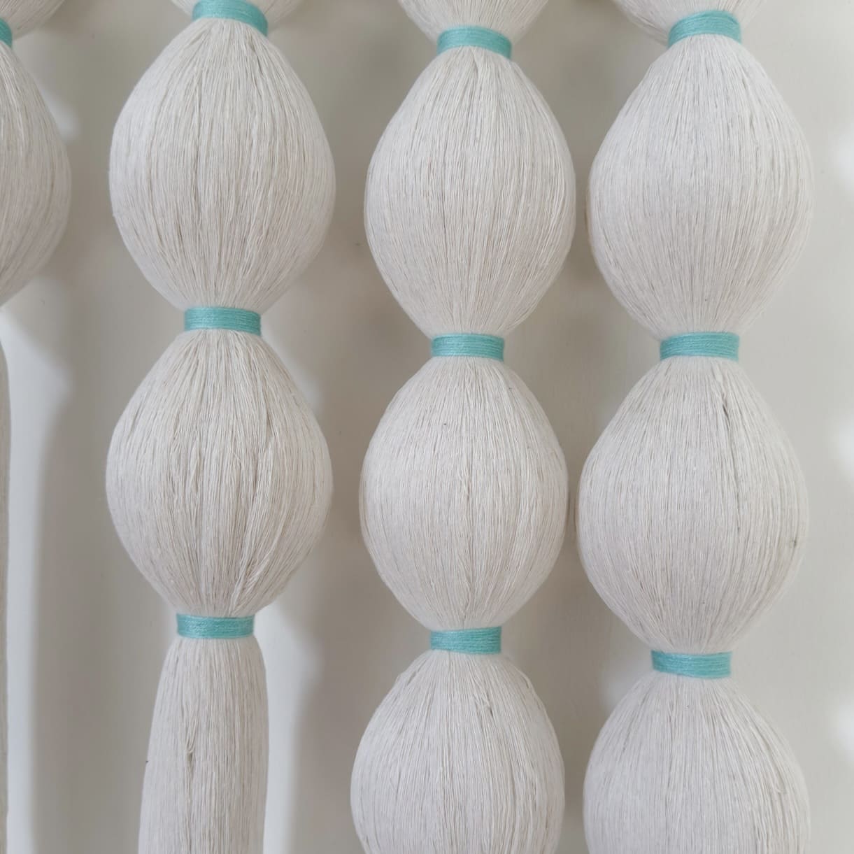 Ethreal Knots-Coral Wall Hanging