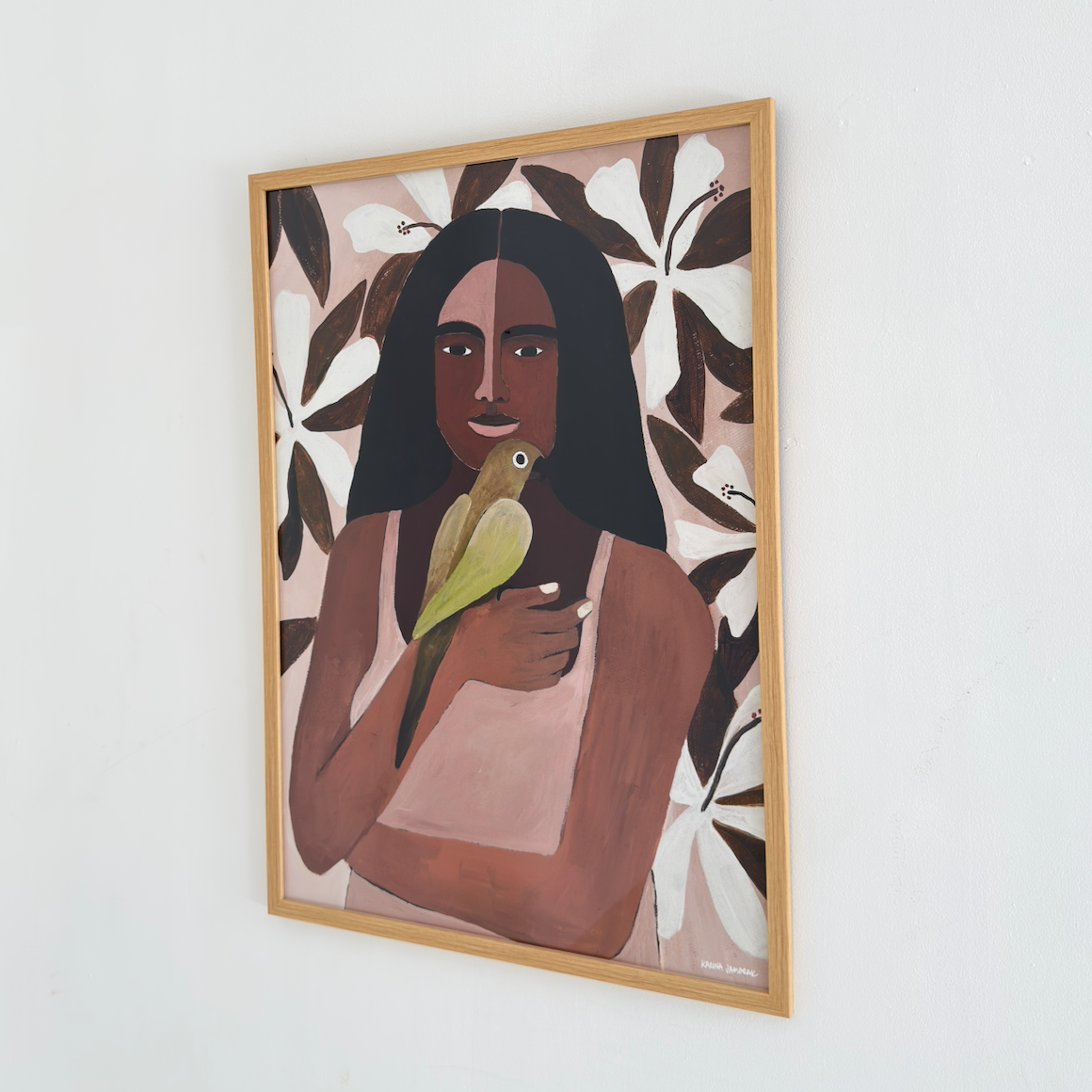 KARINA JAMBRAK - Girl with Parrot