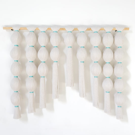 Ethreal Knots-Coral Wall Hanging