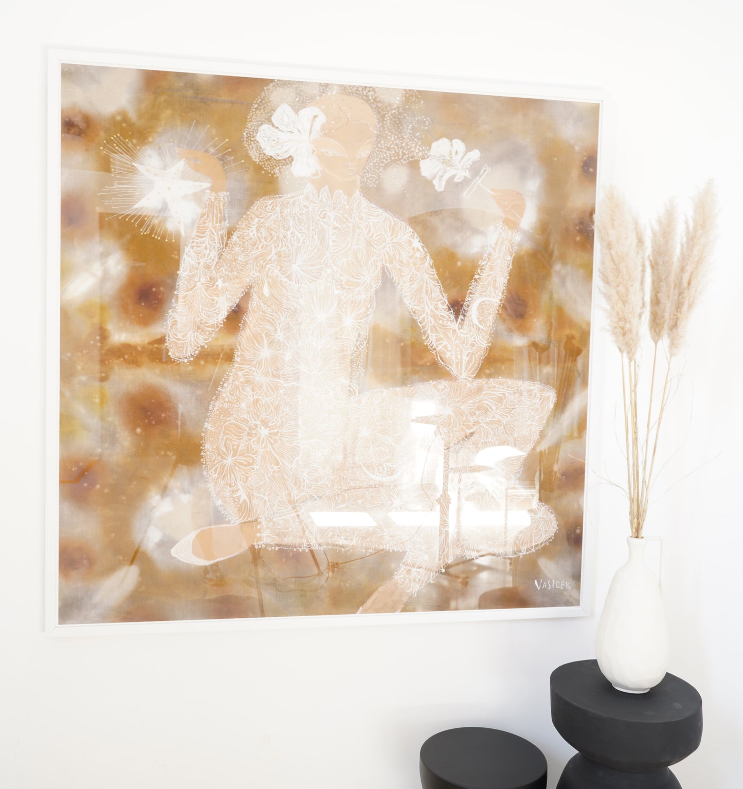 Jai - White Flower - Limited Edition Print