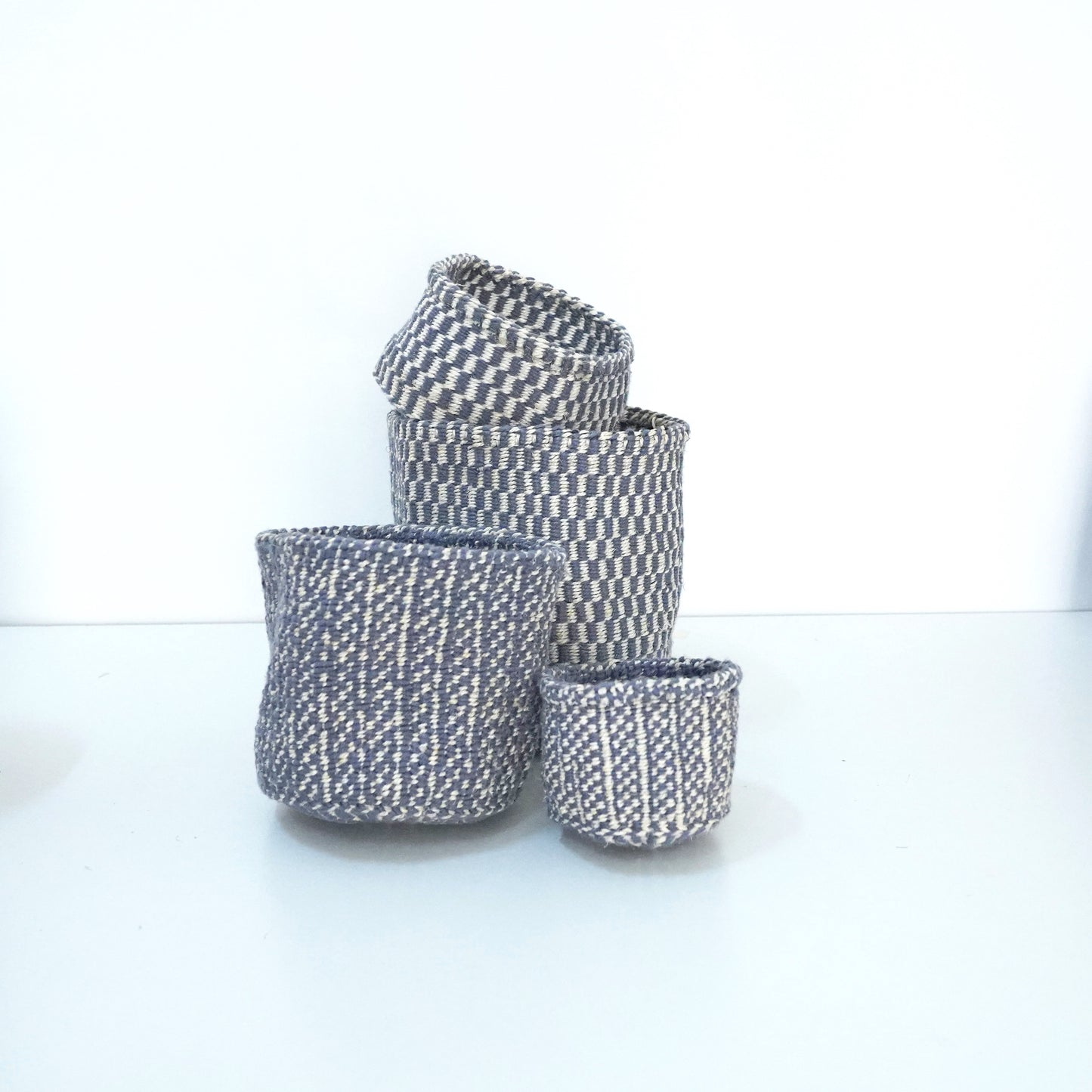 Sisal and Wool Collection - Jabari Basket