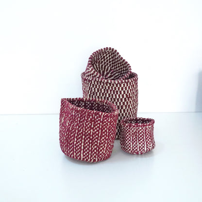 Sisal and Wool Collection - Jabari Basket