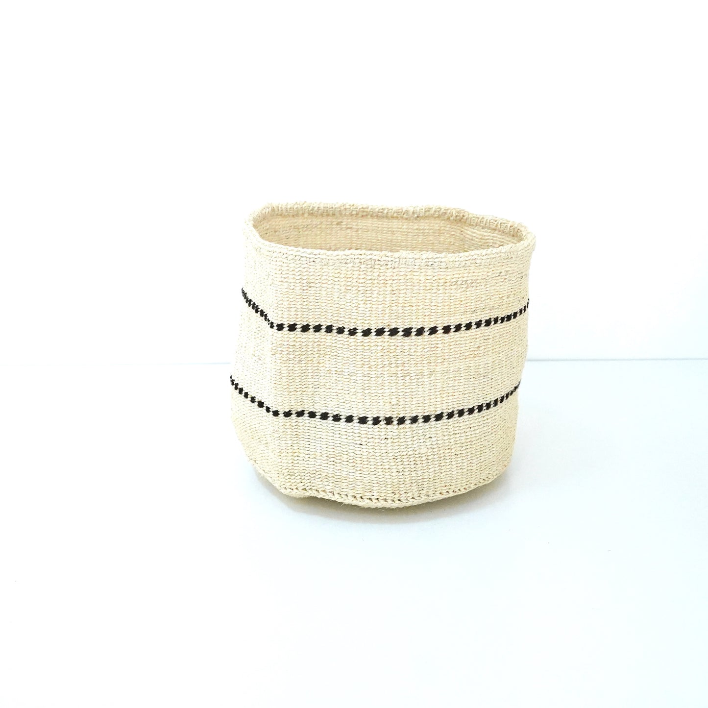 Sisal and Wool Collection - Kwame Basket