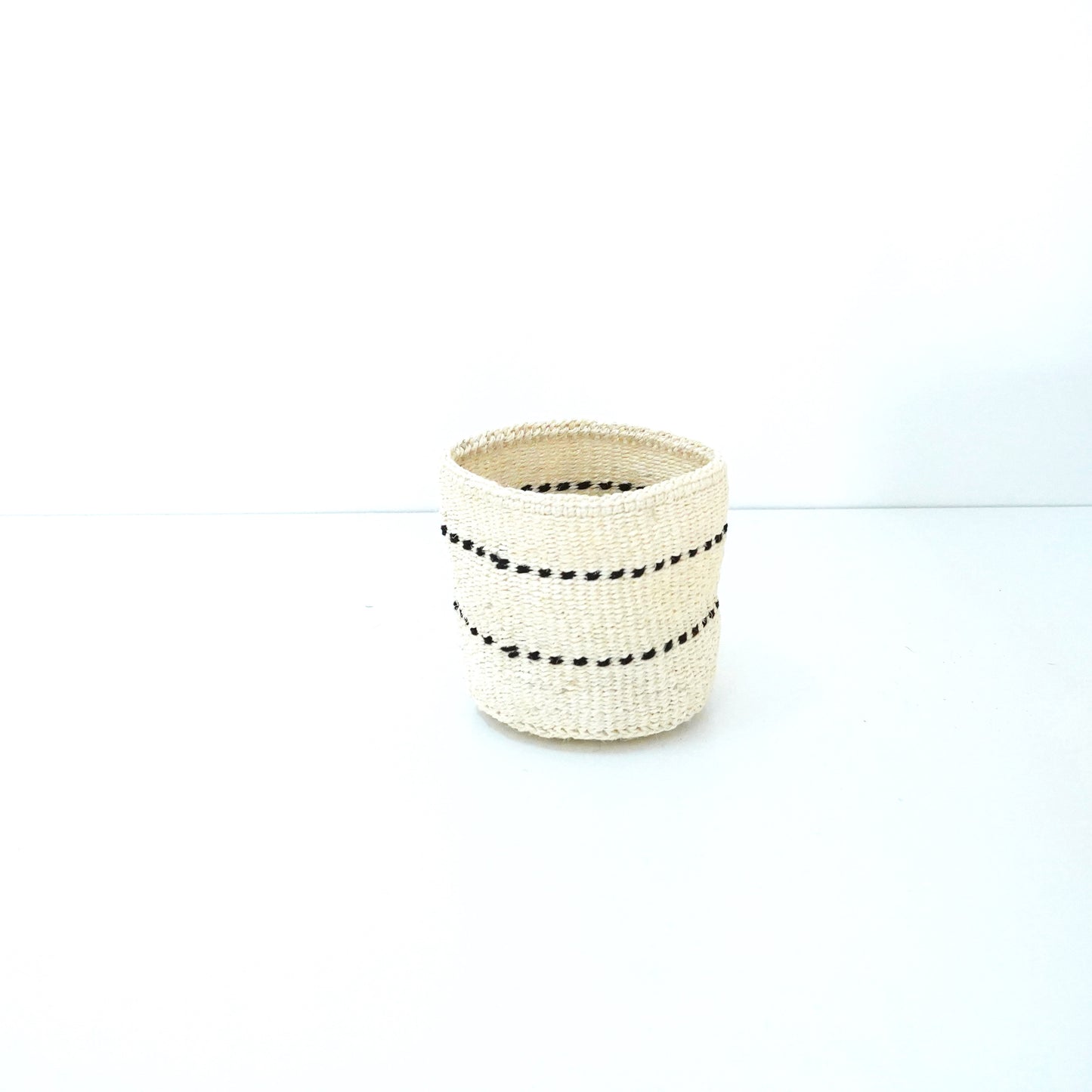 Sisal and Wool Collection - Kwame Basket