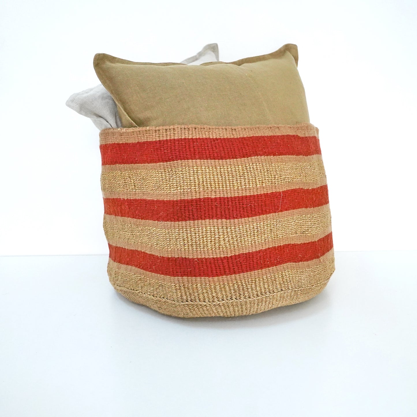 Sisal and Wool Collection - Kwesi Basket