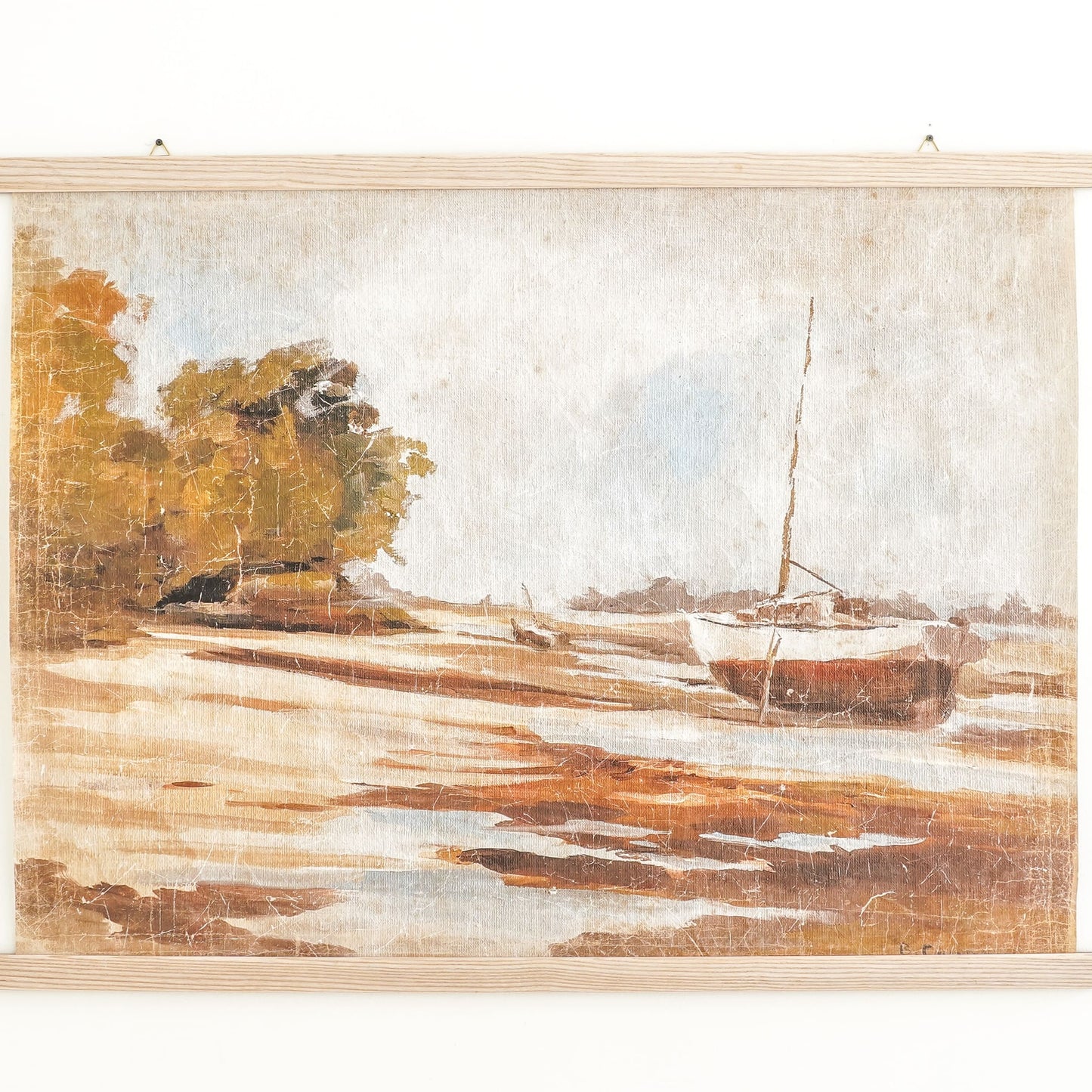 Luxe Banner Recycled Paper Print - Low Tide