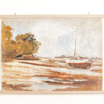 Luxe Banner Recycled Paper Print - Low Tide