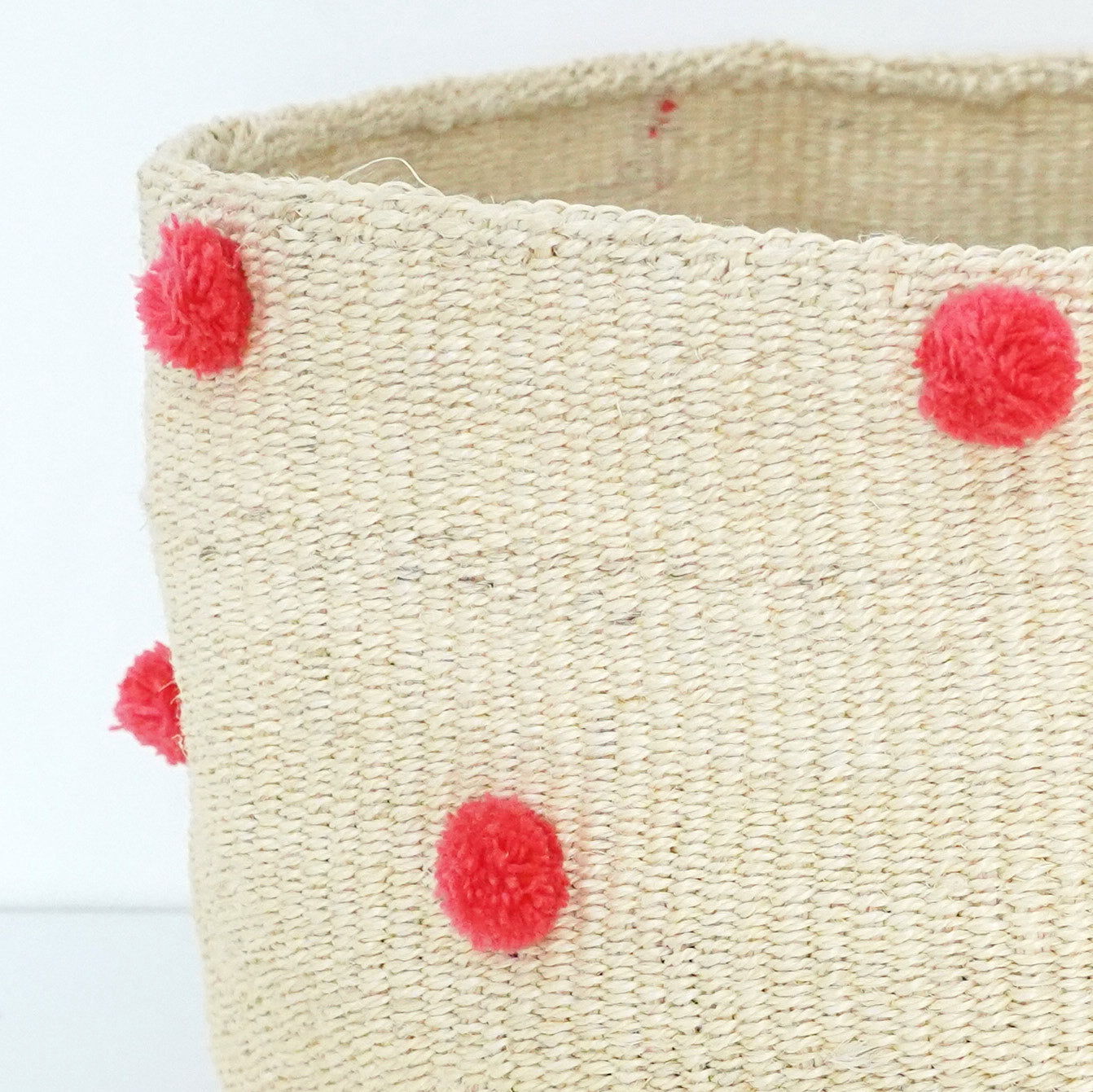 Sisal and Wool Collection - Mazi Basket