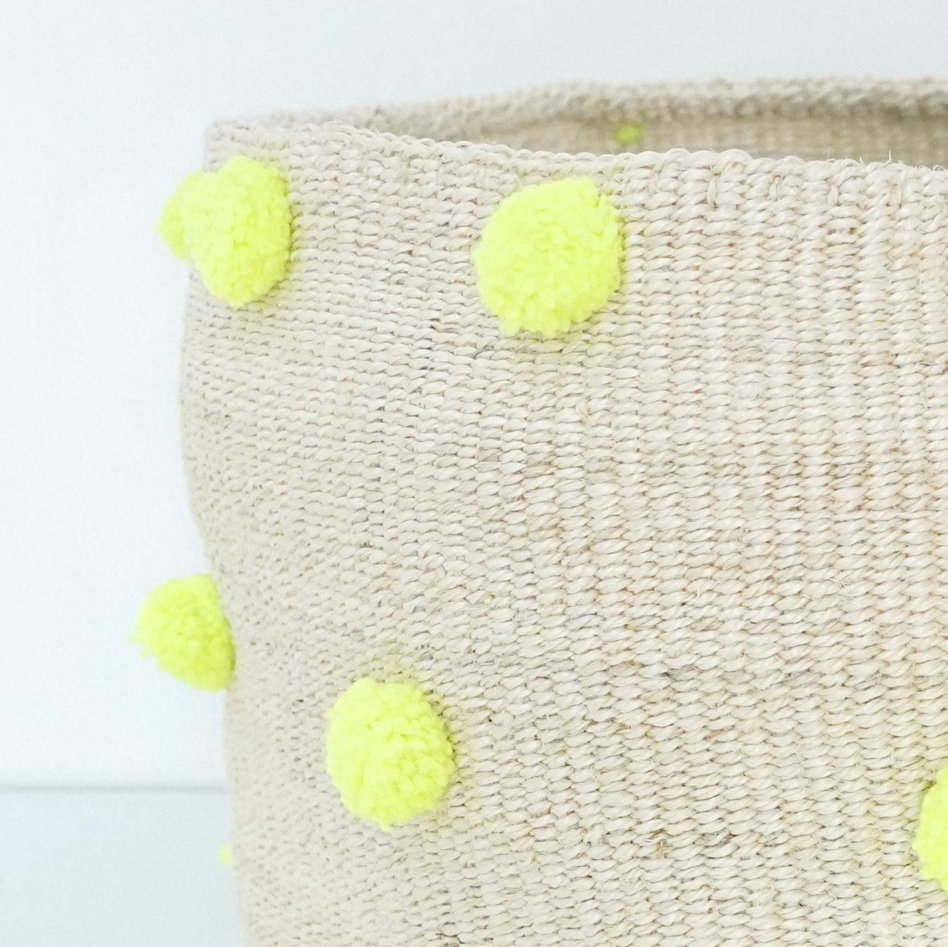 Sisal and Wool Collection - Mazi Basket