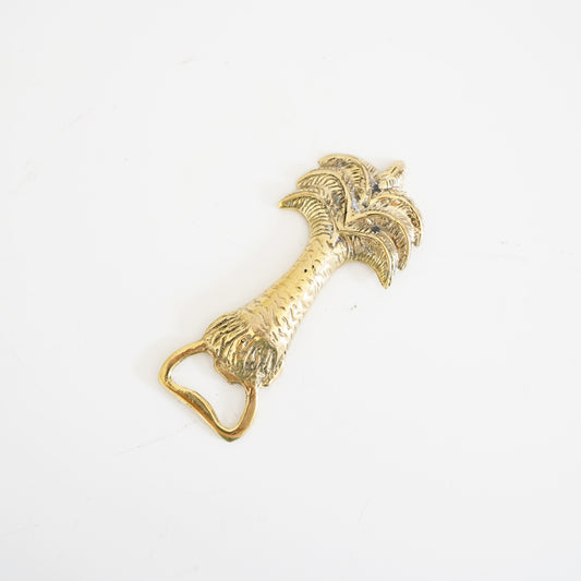 Brass Palm Tree Bottle Opener