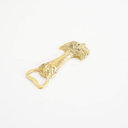 Brass Palm Tree Bottle Opener