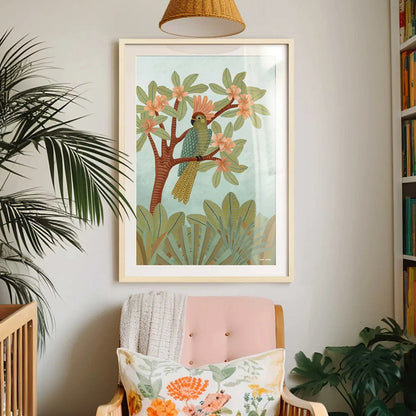 KARINA JAMBRAK - Parrot in Hibiscus Tree