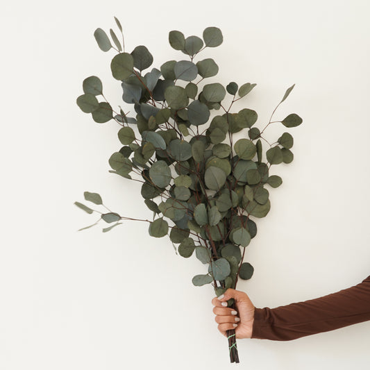 Infinity Flowers - Eucalyp Green
