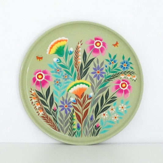 Wildflower Tin Collection - Aster Round Tray