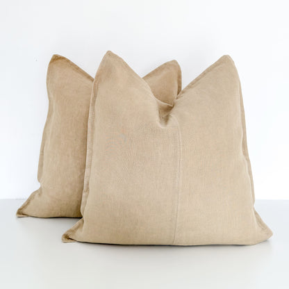 Sandstone Linen Cushion