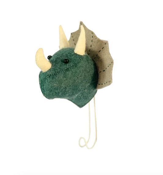 Blue Triceratops Hook