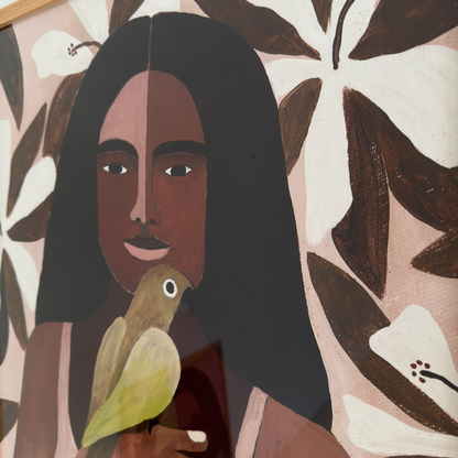 KARINA JAMBRAK - Girl with Parrot