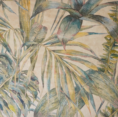 Luxe Banner Recycled Paper Print - Lush Vegetal