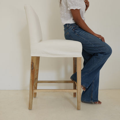 Signature Linen Barstool