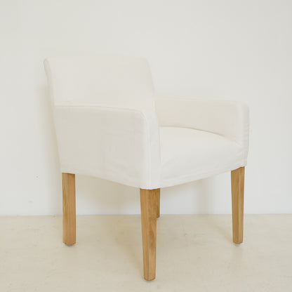 Signature Linen - Dining Chair with Arm