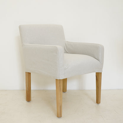 Signature Linen - Dining Chair with Arm