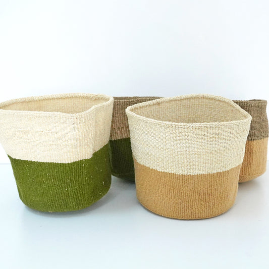 Sisal and Wool Collection - Simba Basket