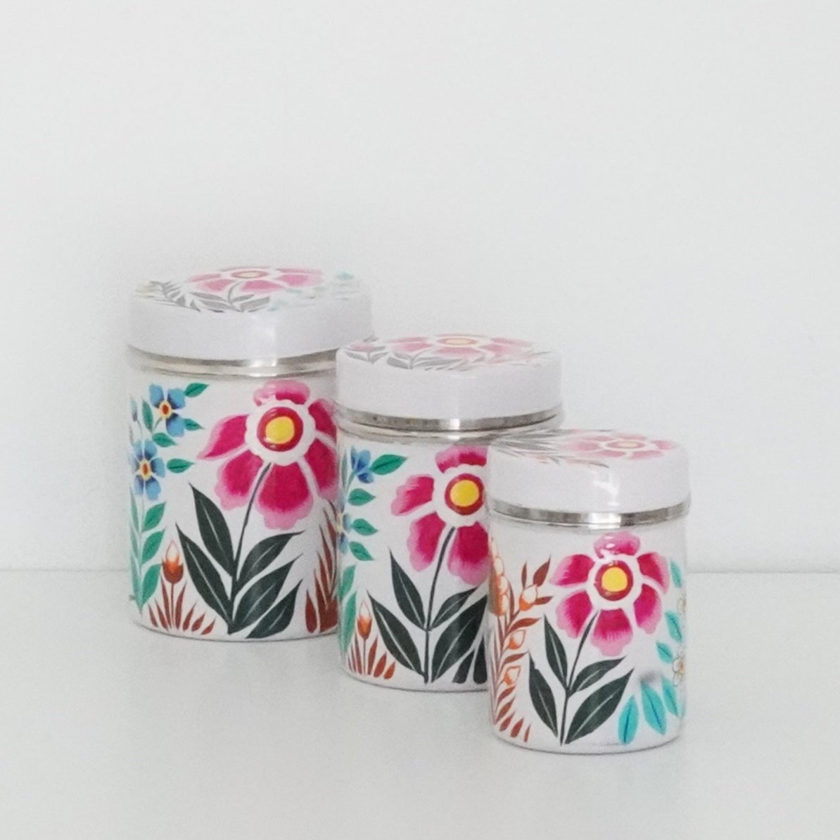 Wildflower Tin Collection - Daisy Tin Set of 3