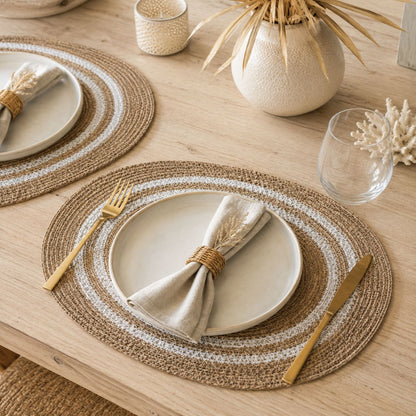 Kai Seagrass Collection - Dune Oval Placemat