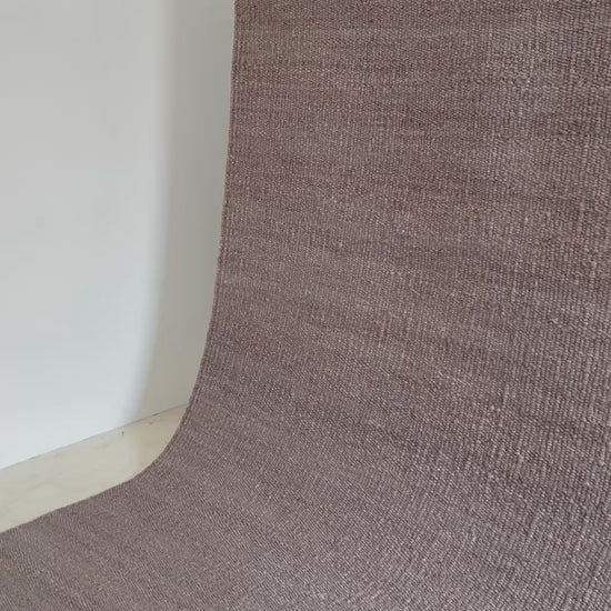 Soft grey jute rug, eco-friendly indoor rug - Tribe Rugs Collection