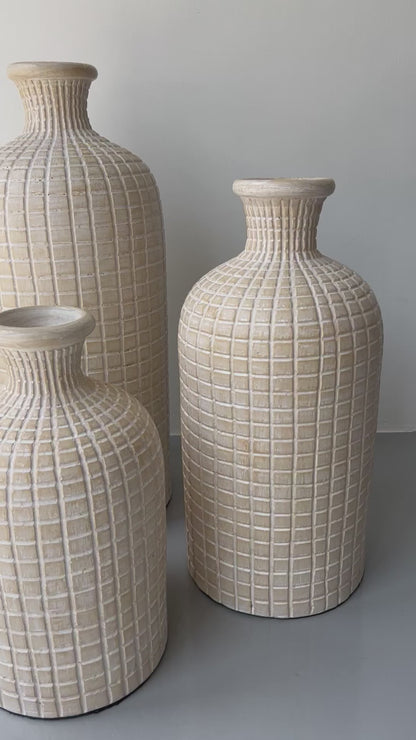 Earth Collection - Honeycomb Ceramic Pot