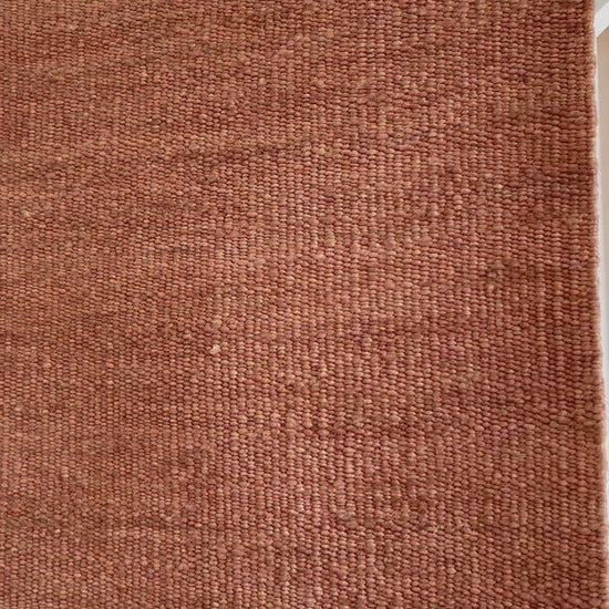 Rust jute rug – Canyon Oasis eco-friendly indoor rug - Tribe Rugs Collection