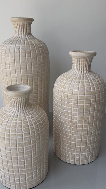 Earth Collection - Honeycomb Ceramic Pot