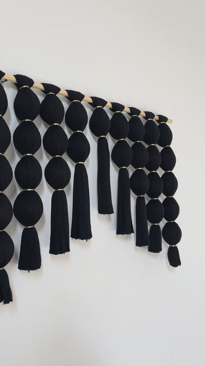 Ethreal Knots-Coal Wall Hanging