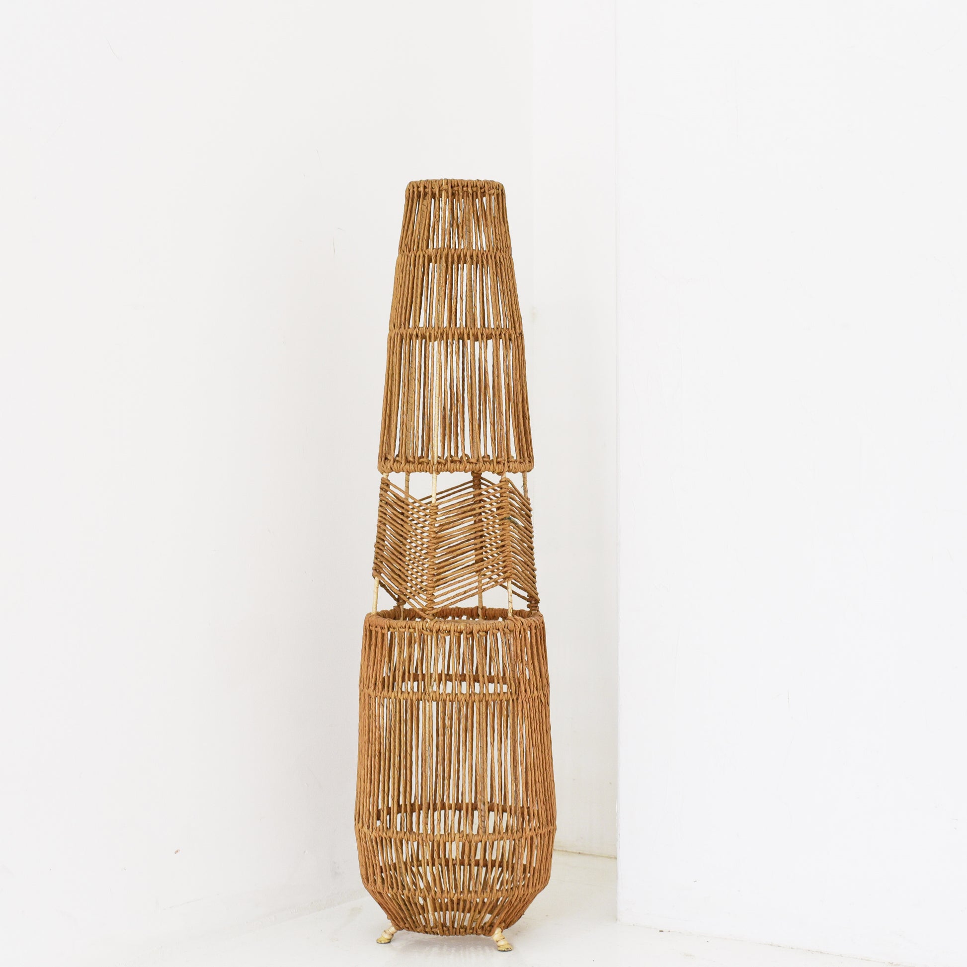 Woven Floor Lamp - Tribe Dubai