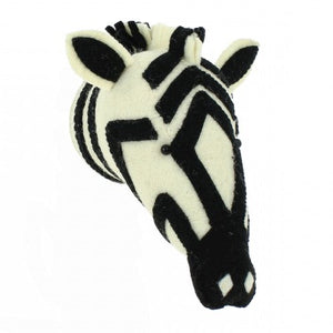 Mini Zebra Head by Fiona Walker