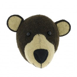 Mini Bear Head by Fiona Walker