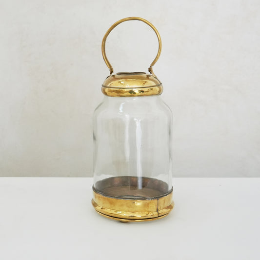 Vintage Glass Lantern