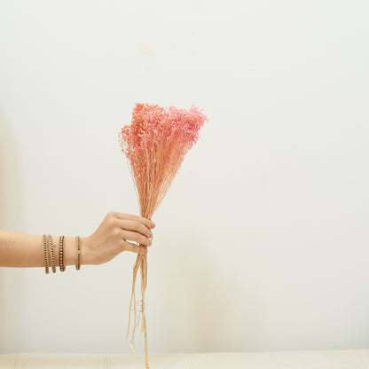 Dried Flowers - Bloom Broom Bunch, Pink