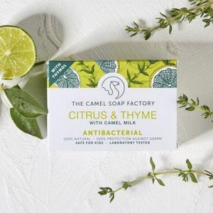Natural Camel Milk Soap, Sadu Collection - Citrus and Thyme