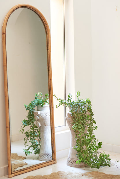 Classic Bamboo Mirror - Floor