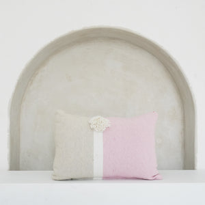Katan Pink and Sand Cushion