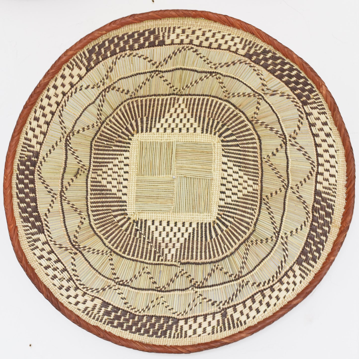 TongaBinga Plates, Brown - Wall Decorations