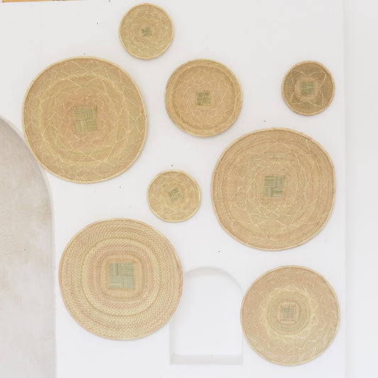 TongaBinga Plates, Neutral - Wall Decorations