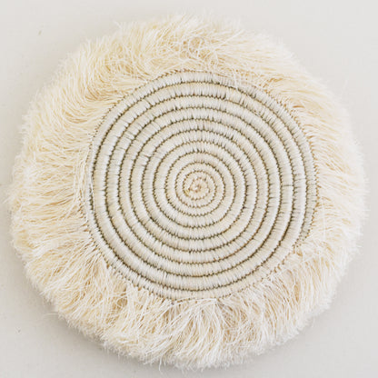 Jamilia Coasters with fringe (Pack of 4)